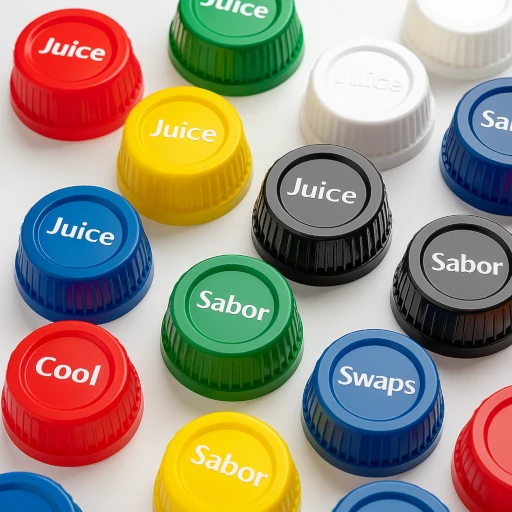 Tampas PET coloridas para sucos